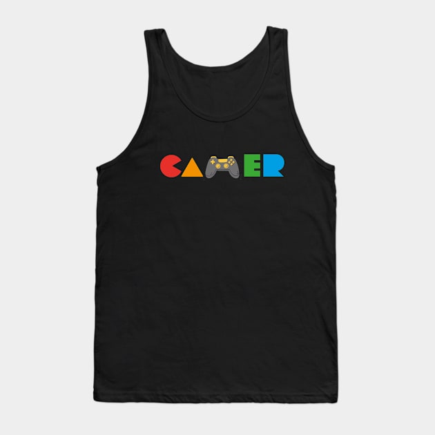 Gamer Tank Top by HarlinDesign